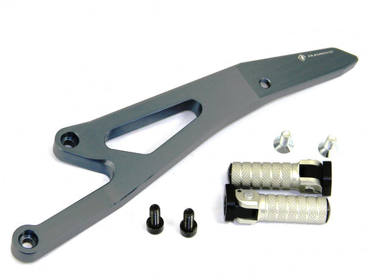 DBK Passenger Pegs Kit Ducati Hypermotard 2013-2018 - Adventure Parts