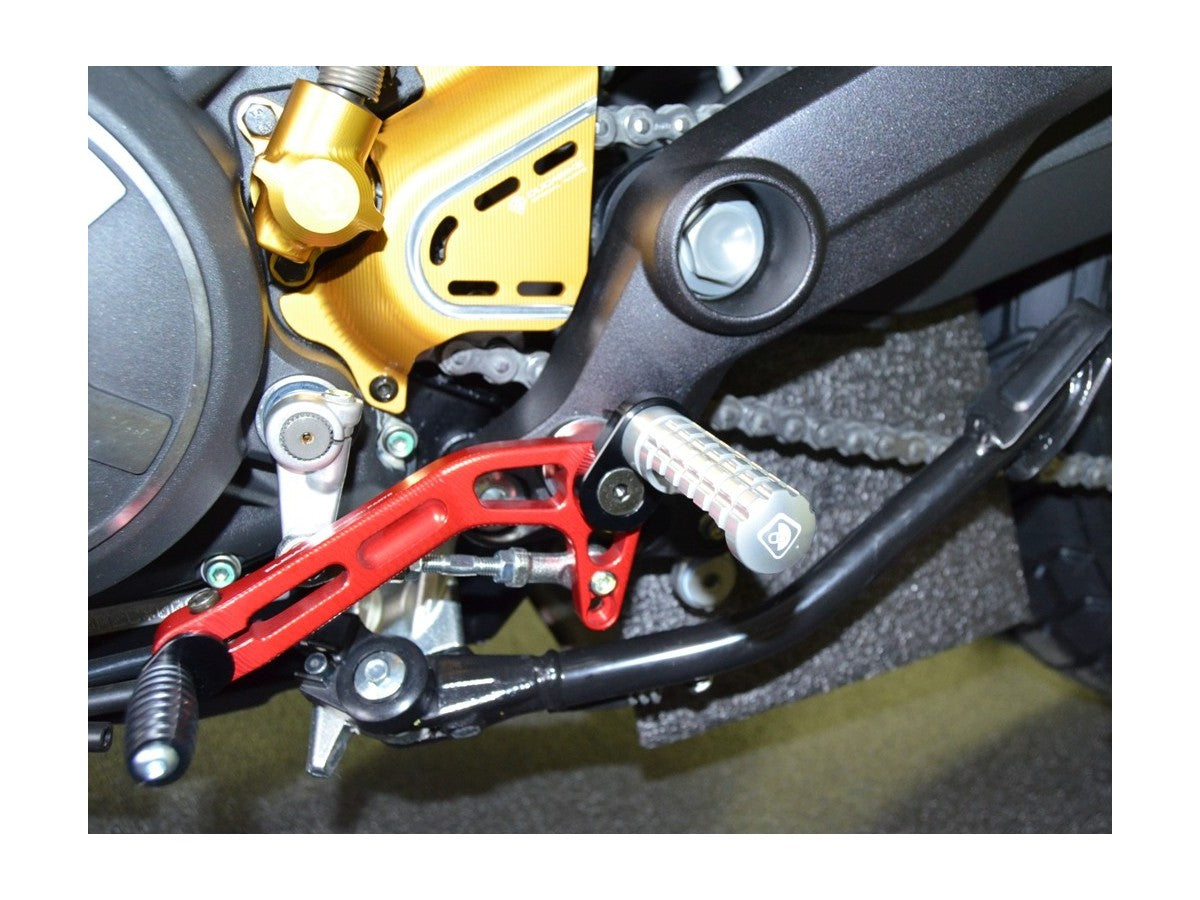 DBK Foot Pegs Adjustable Ducati Scrambler 2015-2025 - Adventure Parts