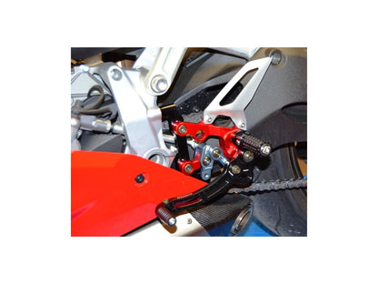 DBK Adjustable Rearset Ducati Panigale 2012-2024 - Adventure Parts