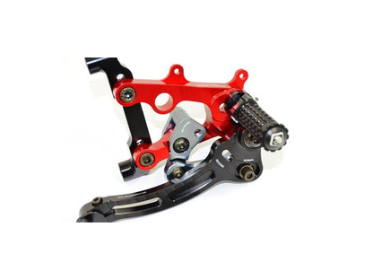 DBK Adjustable Rearset Ducati Panigale 2012-2024 - Adventure Parts