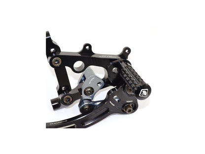 DBK Adjustable Rearset Ducati Panigale 2012-2024 - Adventure Parts