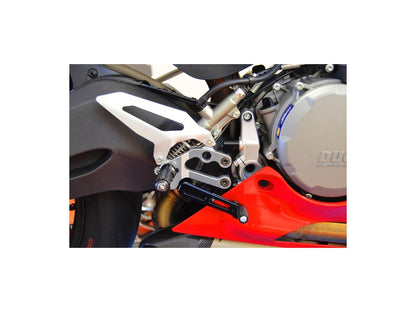 DBK Adjustable Rearset Ducati Panigale 2012-2024 - Adventure Parts