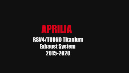 Vandemon Titanium Exhaust System APRILIA RSV4 RR/RF 1100 Factory & TUONO V4 1100 2015-2020