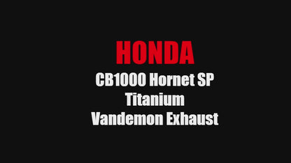 Vandemon Side Mount Titanium Exhaust System Honda CB1000 Hornet SP 2025-2026