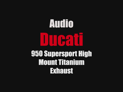 Vandemon High Mount Titanium Exhaust System Ducati Supersport 950 2021-2025