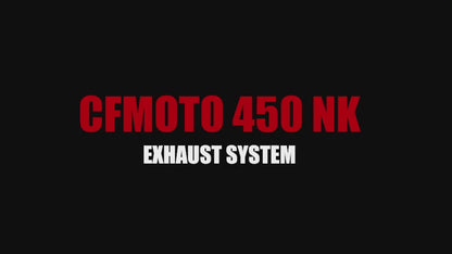 Vandemon Stainless Steel Side Mount Exhaust System CFMOTO 450NK