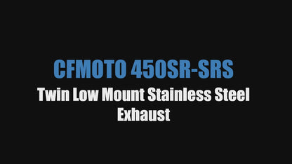 Vandemon Titanium Low Mount Exhaust System CFMOTO 450SR 450SR-S/SS 2025-2026