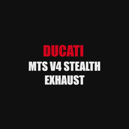 Vandemon Bimodal Stealth Titanium Slip-On Ducati Multistrada V4 2021-2024