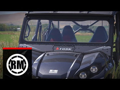 Tusk UTV Folding Glass Windshield with Windshield Wiper Kawasaki Teryx 800 2016–2025