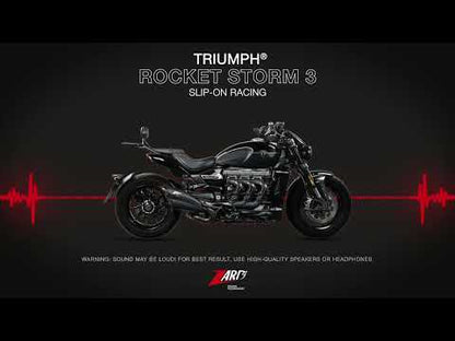 ZARD Exhaust Slip-On Kit Triumph Rocket 3 Storm 2024-2025