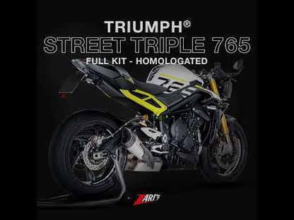 ZARD Exhaust Full Kit Triumph Street Triple 765 2023-2024
