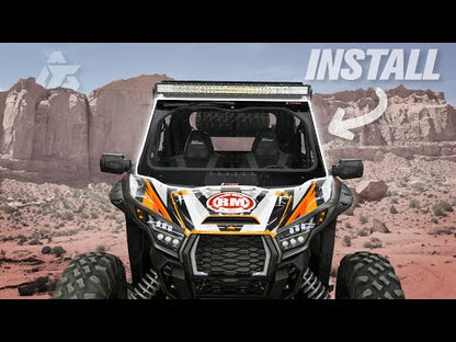 Tusk UTV Full Glass Windshield with 16" Windshield Wiper Kawasaki Teryx KRX 1000 2020–2025