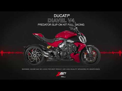 ZARD Slip-On Exhaust Predator Full Kit Ducati Diavel V4 2023-2024