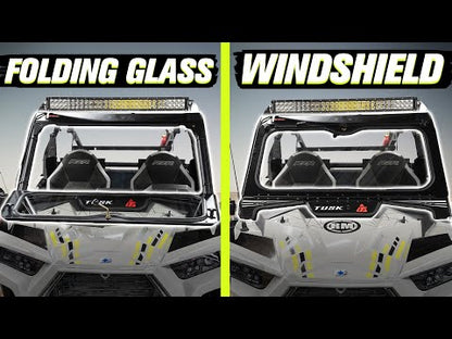 Tusk UTV Folding Glass Windshield with Windshield Wiper Polaris RZR 900 Trail Premium 2021–2025