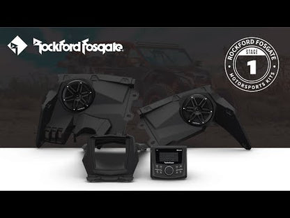 Rockford Fosgate Stage 1 Audio System (Gen-3) Can-Am X3 2017+