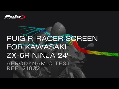 Puig R-Racer Windscreen Kawasaki Ninja ZX-6R 2024-2025 | Adventure