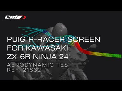 Puig R-Racer Windscreen Kawasaki Ninja ZX-6R 2024-2025