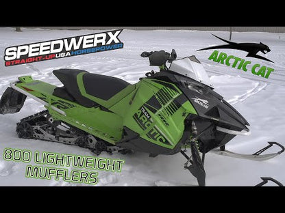 Speedwerx Lightweight Muffler Ceramic Coated Yamaha Mountain Max 800 2018-2024