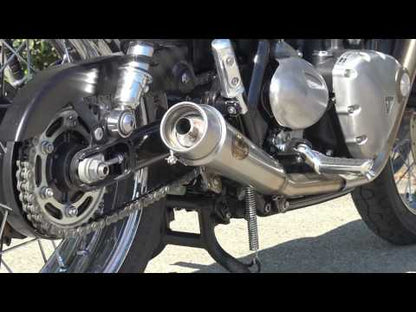ZARD Rear Exhaust Conversion Kit For Full Kit Racing Triumph Bonneville T120 2021-2023