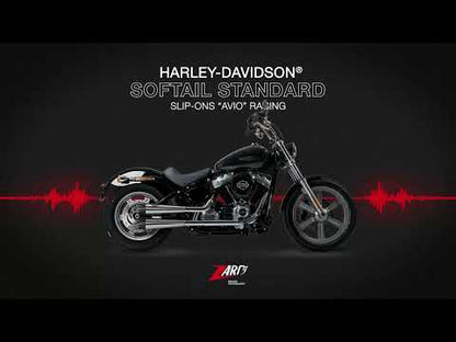 ZARD Slip-Ons "Avio" Exhaust Harley Davidson Softail Standard 2017-2024