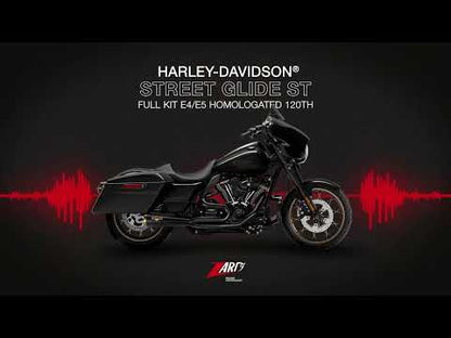 ZARD  Exhaust Street Glide ST Full Kit 2:1 "120Th" Limited Edition Harley Davidson  2017-2023