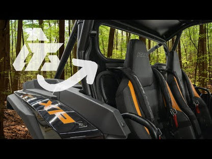 Tusk UTV Rear Glass Window Without Speaker Cut Outs Polaris RZR XP 1000 Premium 2024–2025