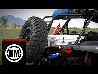 Tusk UTV Rear Bumper, Cargo Rack, and Spare Tire Carrier Polaris RZR XP 1000 2014–2016