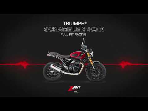 ZARD Slip-On Exhaust Triumph Scrambler 400 X 2024-2025