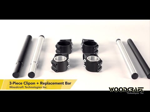 Woodcraft Clip ons Kawasaki Ninja ZX-10R 2004-2024