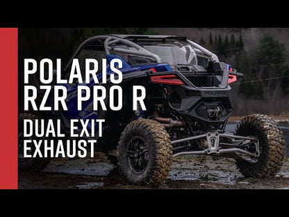 MBRP Single Slip-on Dual Outlet Performance Series Polaris RZR PRO R 2022-2025
