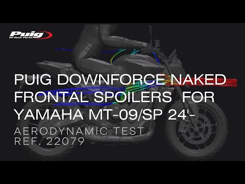 Puig Downforce Naked Front Spoilers Yamaha MT-09, MT-09 SP