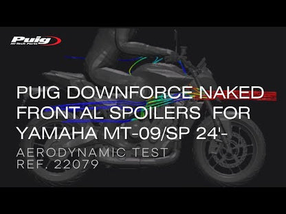 Puig Downforce Naked Front Spoilers Yamaha MT-09, MT-09 SP, MT-09 Y-AMT 2024-2025