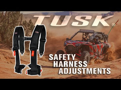 Tusk 4 Point 3 inch H-Style Safety Harness Arctic Cat Wildcat X 1000 2013–2017