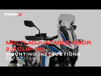 Puig Multi-adjustable Visor 2.0 Clip-on