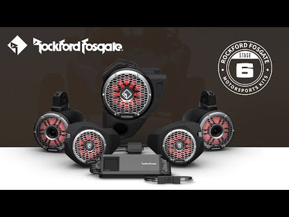 Rockford Fosgate Stage 6 Audio System For Ride Command (Gen-3) Polaris RZR 2014+