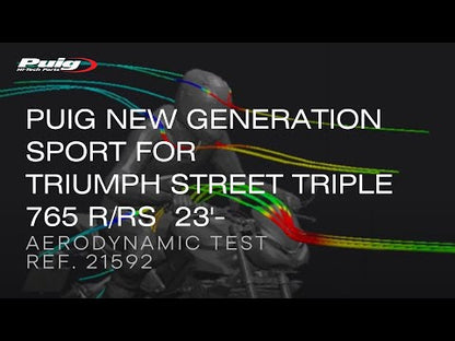 Puig New Generation Sport Triumph Street Triple 765 R 2023-2025