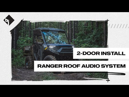Rockford Fosgate Front Audio Roof for Select Polaris Ranger 2-Door Models 2018+