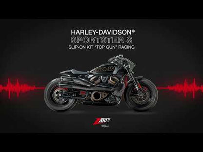 ZARD "Top Gun" Slip-On Exhaust Kit Harley Davidson Sportster S 1250 2021-2024