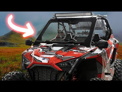 Tusk UTV Full Glass Windshield With Vent and 16" Windshield Wiper Polaris RZR Pro R 4 Premium 2022–2025