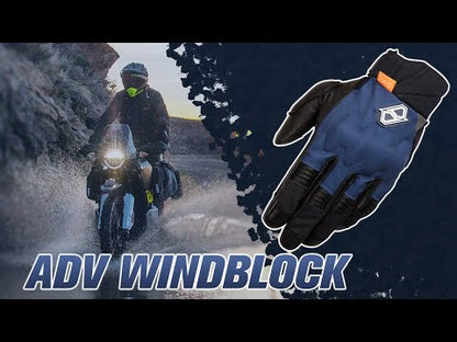 MSR ADV Windblock Motorcycle Gloves w/ D3O