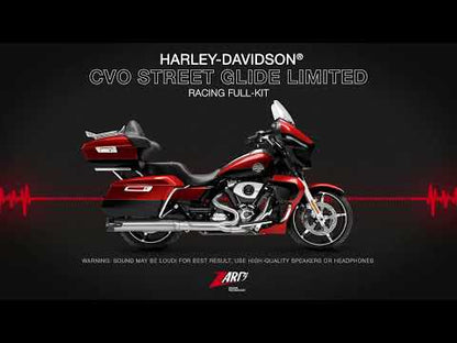 ZARD Exhaust CVO Street Glide Limited 2:1 Full Kit Harley Davidson 2025-2026