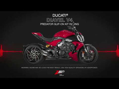 ZARD Exhaust Slip-On Predator Ducati Diavel V4 2023-2024