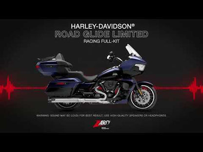 ZARD Exhaust Road Glide Limited 2:1 Full Kit Harley Davidson 2025-2026