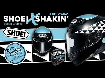 Shoei RF-1400 Shakin' Speed Full Face Motorcycle Helmet