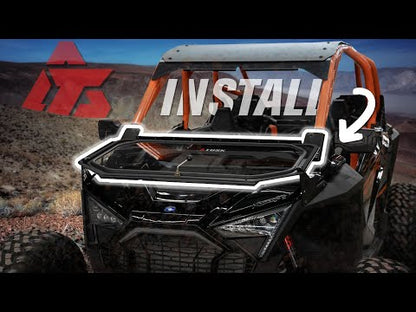 Tusk UTV Folding Glass Windshield with Windshield Wiper Polaris RZR Pro R 4 Premium 2022–2025