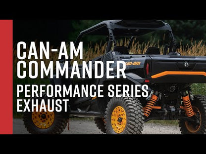 MBRP Single Slip-on Center Exit Performance Series Can-Am Commander 1000R 2021-2025