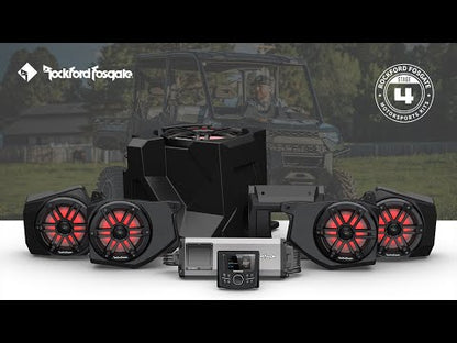 Rockford Fosgate Stage 4 Audio System (Gen-2) Polaris Ranger 2018+