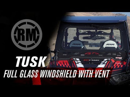 Tusk UTV Full Glass Windshield With Vent and 12" Windshield Wiper Polaris RZR 900 Trail 2014–2020