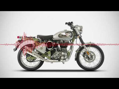 ZARD Exhaust Slip-On Royal Enfield Bullet 500 Trials 2019-2020