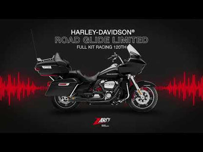 ZARD Exhaust Road Glide Limited Full Kit 2:1 "120Th" Limited Edition Harley Davidson 2017-2023